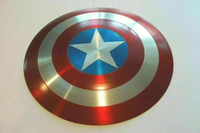 Marvel Legends Captain America 75th Anniversary Avengers Scudo in lega di...