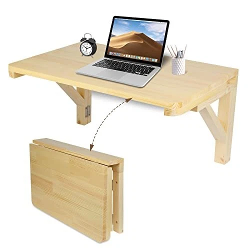 Folding Table Wall Mounted Space Saving，Foldable Wall-Mounted