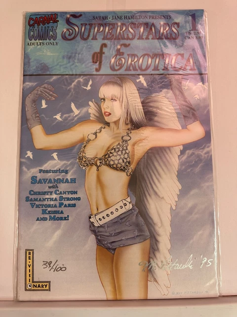 Carnal Comics: #1 Superstars of Ero Signed J Pittarelli 95- 39/100
