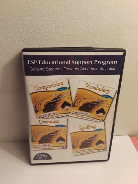 Programme de soutien éducatif ESP High Achiever Grades 9-12 (4 CD-Roms)...