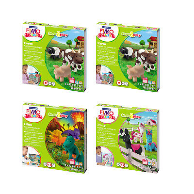 Create & Learn FIMO FIMO Kids Form & Play n Funny Kits Clay Modelling Sets Imagine 