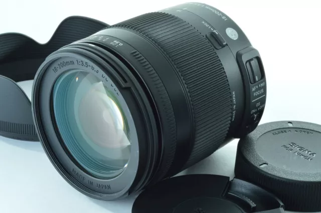 【Near Mint】Sigma 18-200mm F3.5-6.3 Contemporary DC Macro OS HSM Lens for Nikon