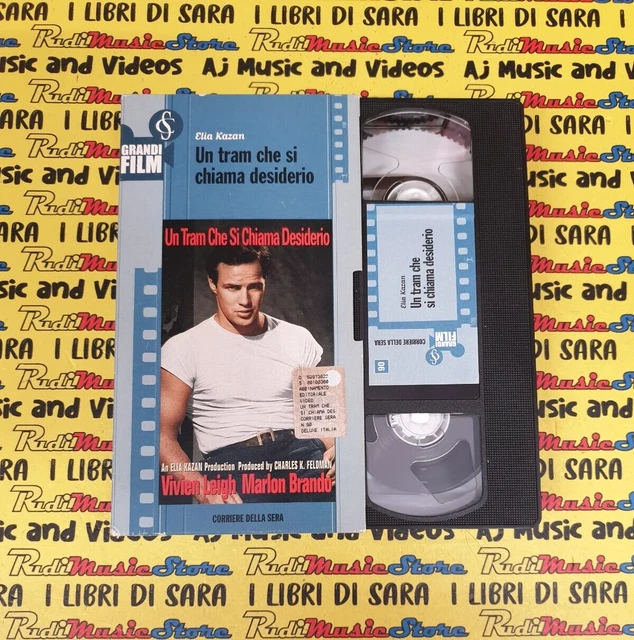 FILM*VHS CARTONATA UN TRAM CHE SI CHIAMA DESIDERIO Vivien Leigh (F70