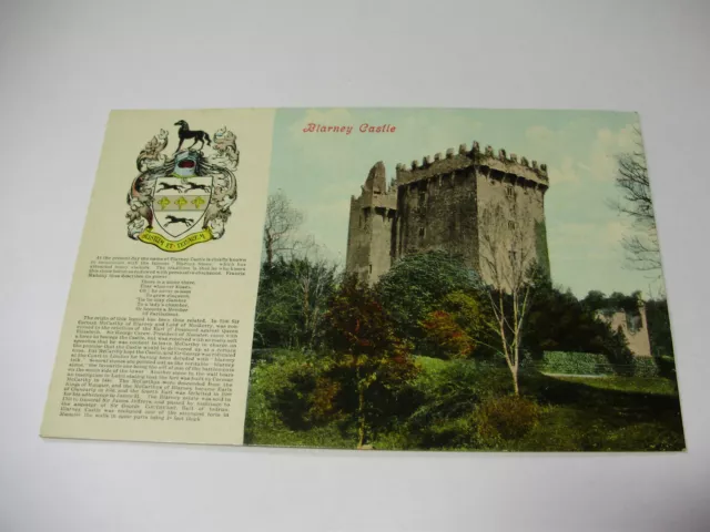 R154 c1910 BLARNEY CASTLE Co Cork Postcard