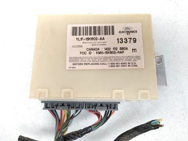 YL1F-15K602-AA FORD 1998-2001 F150 Keyless Entry Module 1999 2000 ...
