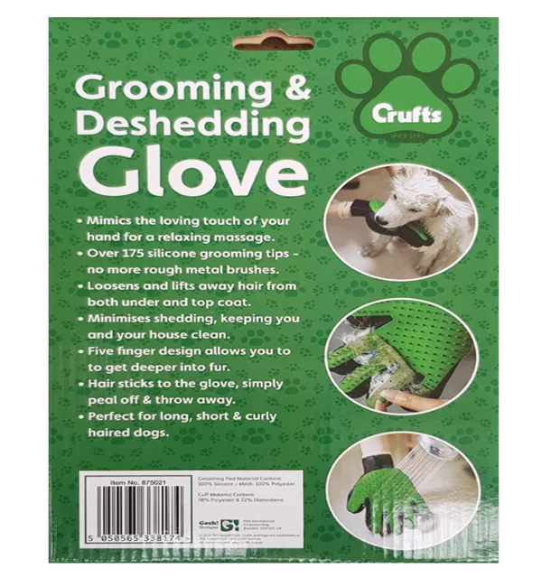 True Touch Deshedding Glove Gentle And Efficient Pet Dog Cat Massage Grooming 3