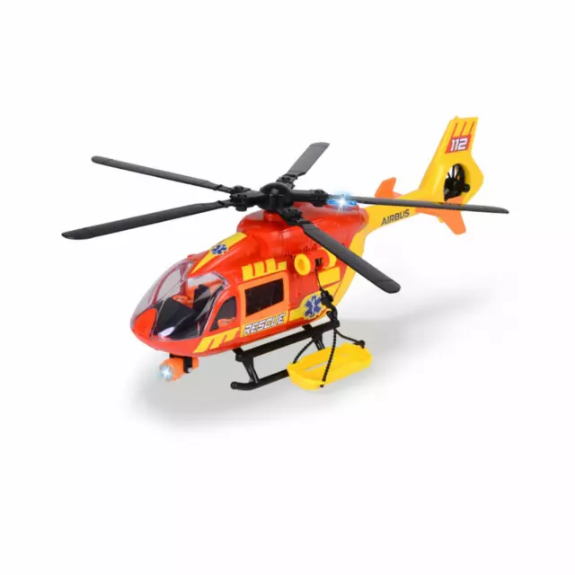 Dickie Toys Rettungs-Hubschrauber, Spielzeug-Helikopter, Rettungsheli, Spielzeug