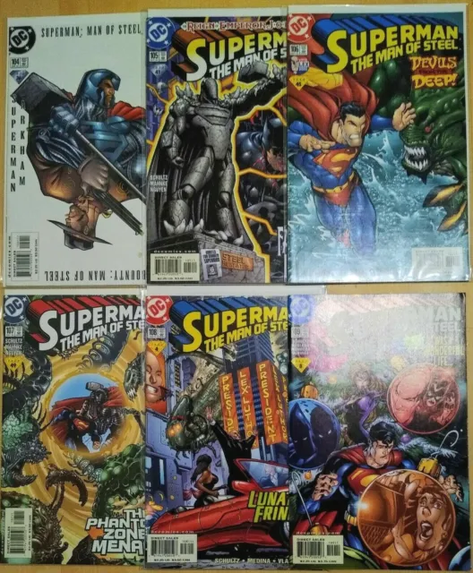 Superman the Man of Steel #104 - #109, VF/NM, DC Comics 1991