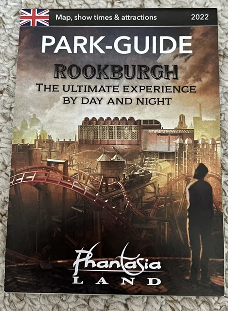 Theme Part Guide Map PHANTASIALAND THEME PARK Guide Map 2022 Rookburgh F.L.Y £1.99 - PicClick UK