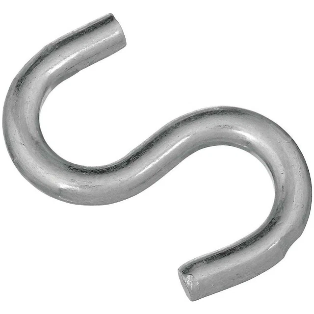 National 2-1/2 In. Zinc Heavy Open S Hook N121715 Pack of 10 National N121715
