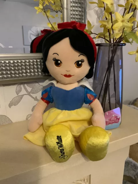 Snow White Doll Princess Soft Plush Toddler Toy 40cm Tall Cute Gift NEW