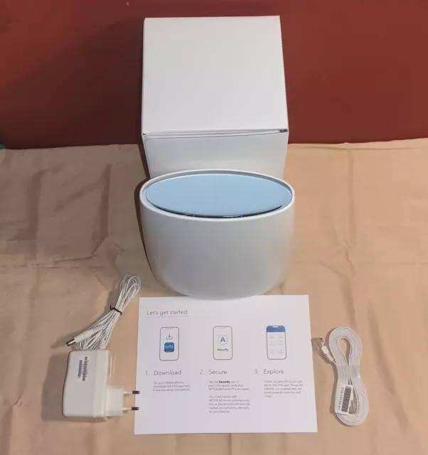 NETGEAR Orbi RBR50v2 - AC3000 TRI-BAND-WLAN-Router 4x Gigabit-LAN MESH WI-FI TOP