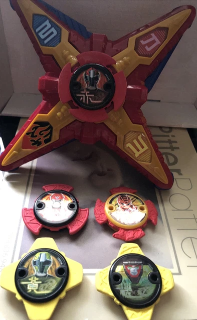 POWER RANGERS NINJA Steel Battle Morpher DX And 5 Power Star Discs ...