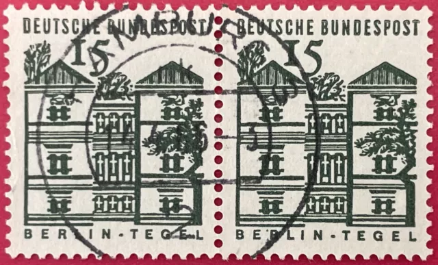 🇩🇪 BRD Bund Michel Nr. 455 Gestempelt Pärchen waagerecht (1964)