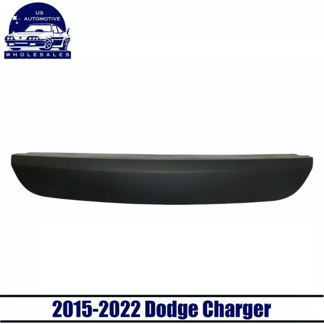 Front Bumper Cover Grille Molding Applique Textured For 2015-2022 Dodge Charger