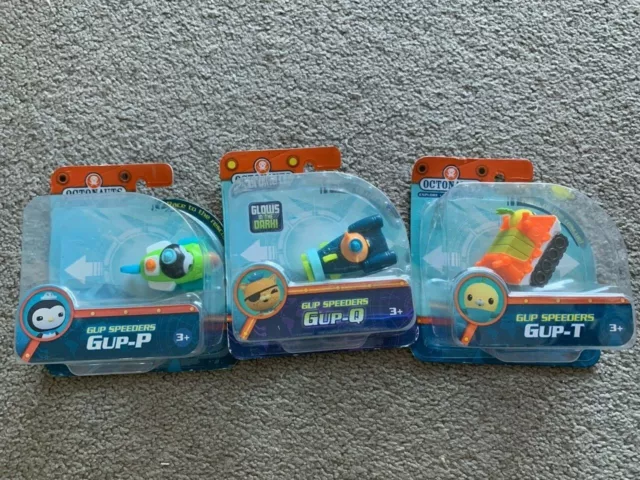 New Fisher Price Octonauts Toys Toy Gup-P Gup-Q Gup-T Kwazii Peso Tunip