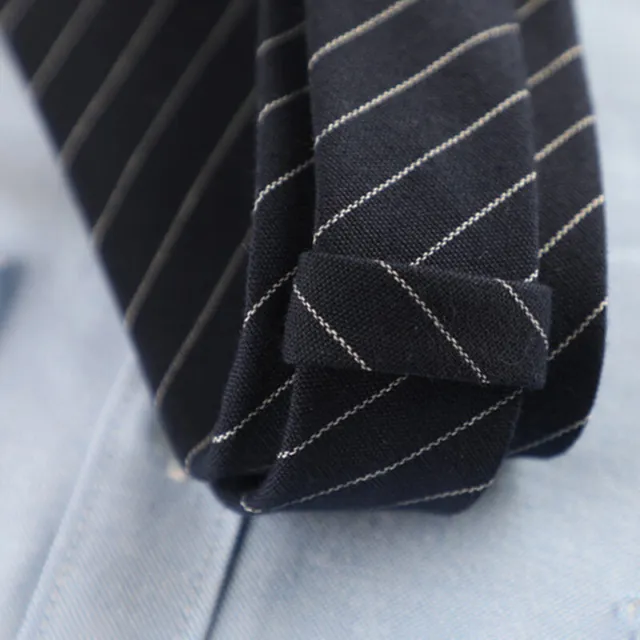 Cravatta morbida a quadri in cotone massello di alta qualità cravatta a quadri colletto casual cravatta_