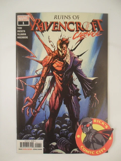 RUINS OF RAVENCROFT CARNAGE #1 COVER A Marvel Comics 2020 Spider-Man Absolute