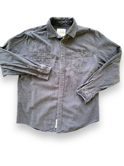 St. John's Bay Mens size Large long sleeve Legacy Flannel button down 93677