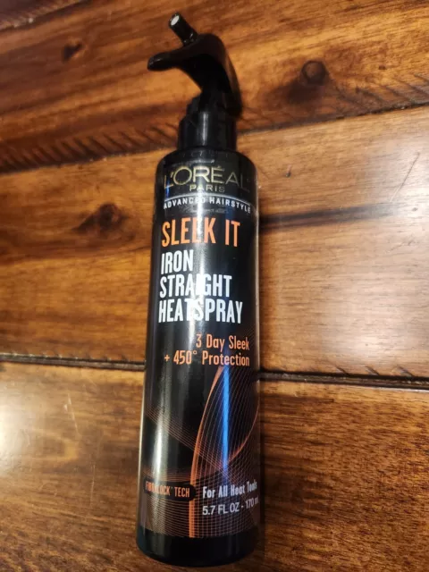 L'Oreal Paris Advanced Hairstyle Sleek It Iron Straight Heatspray 5.7 Fl. Oz