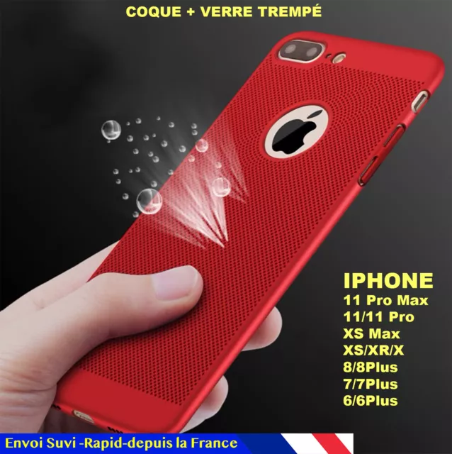 Coque iPhone 8 7 6S 6 PLUS XR X XS MAX 11 proMax Housse Protection Antichoc Case