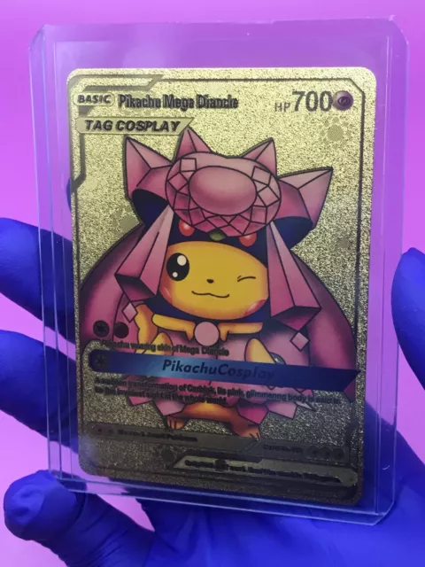 Mimikyu 029/055 Pokemon Pikachu Cosplay VCOS Card Fan Art Gold