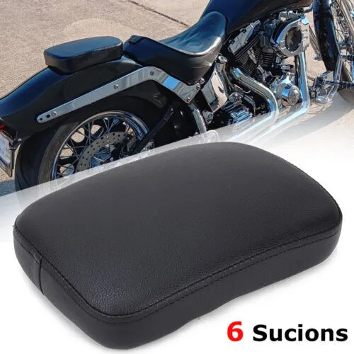 6x Suction Cup Rear Passenger Pillion Pad Seat For Harley for Sporter Softail RD