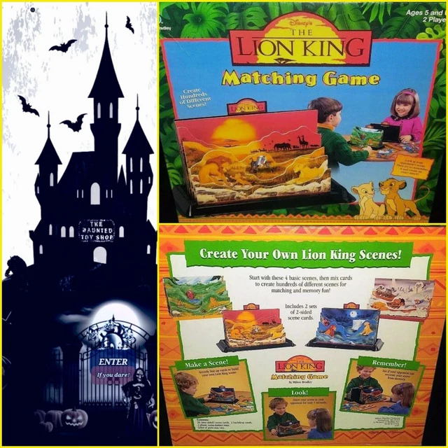 DISNEY THE LION King Matching Game By Milton Bradley (1994) COMPLETE £ ...
