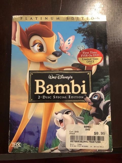 Bambi (DVD, 2005, 2-Disc Set, Special Edition/Platinum Edition)