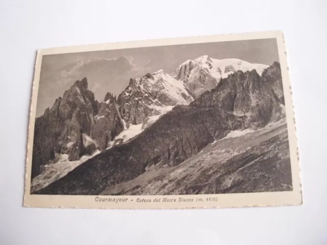 Aosta - Courmayeur Catena del Monte Bianco m. 4810 - non spedita f. p.