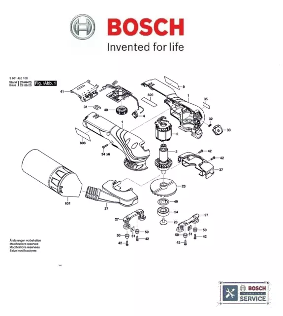 BOSCH Genuine Spare Parts (To Fit: Bosch GSS 18V-13 Cordless Sander)