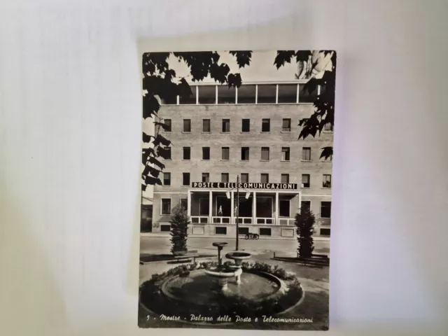 Cartolina Mestre Palazzo Delle Poste E Telecomunicazioni 1957 RV285 ^