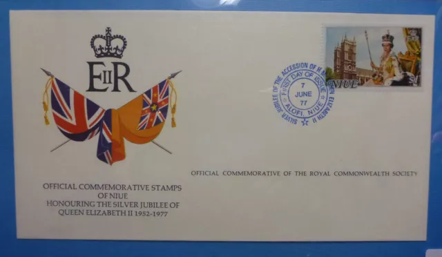 1977 Rcs Qeii Silver Jubilee First Day Cover- Niue