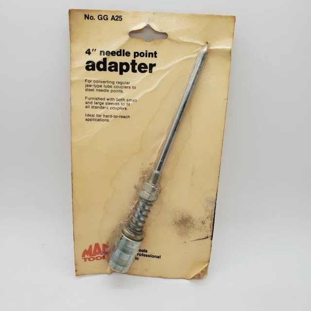 Mac Tools 4" Needle Point Adapter for Grease Fittings #GG A25