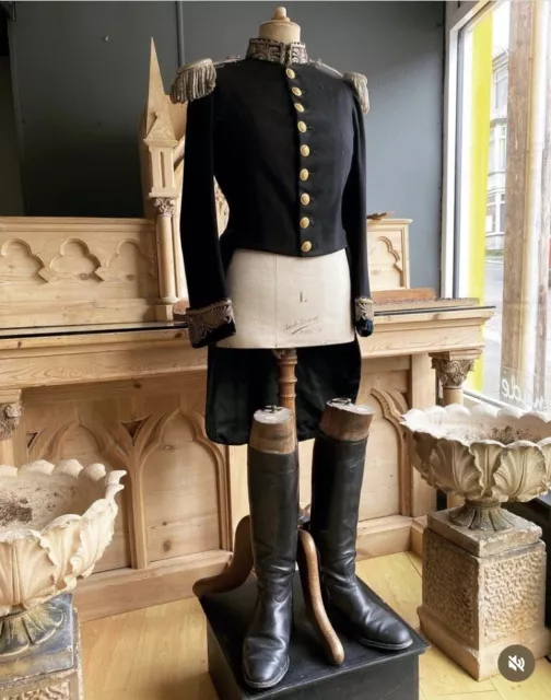 UK DELIVERY 19th century French Ambassador Uniform Buste Girard Mannequin Form