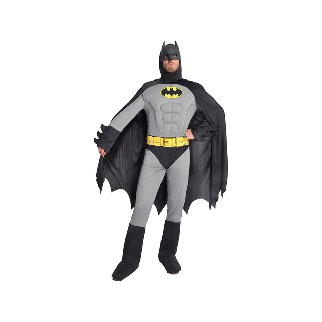 Costume Batman Adulte DC Comics - Avec Muscles Rembourrés, Cape Et Masque (taille XL) - 12