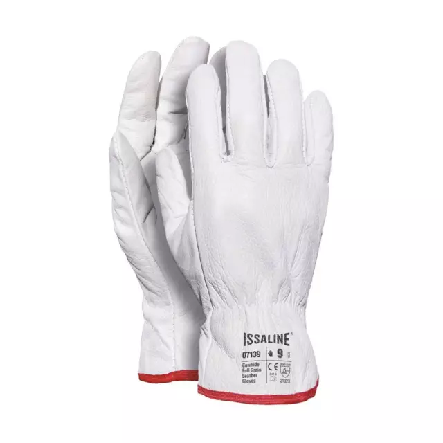 3 Paire Gants de Travail en Cuir Fleur Taille 8 9 10 11 Jardinage Bâtiment