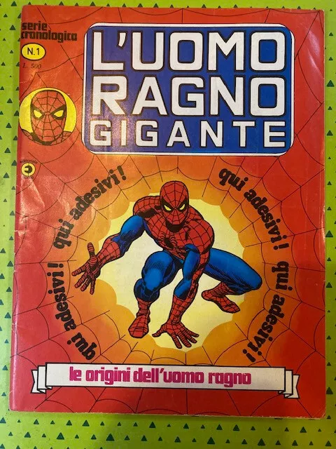 L’uomo Ragno Gigante 1-43 Completa Serie Cronologica Corno + Adesivi E Poster