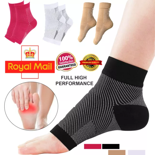 Compression Socks Foot Angel Ankle Swelling Plantar Fasciitis Heel Pain Relief