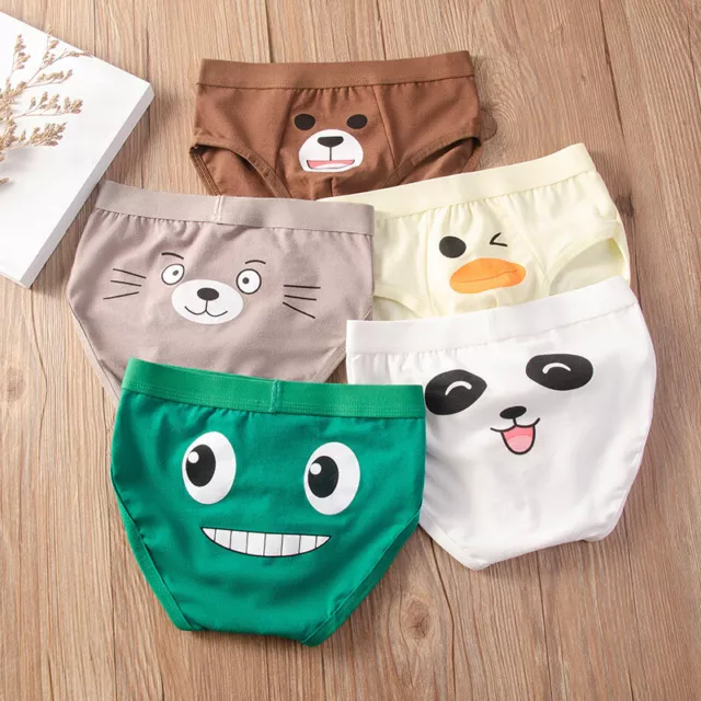 4pcs/Lot Girl Underwear Cute Printing Briefs Baby Kids Minnie Underpants  95% Cotton Cute Floral Children Underpants Size 3-10T