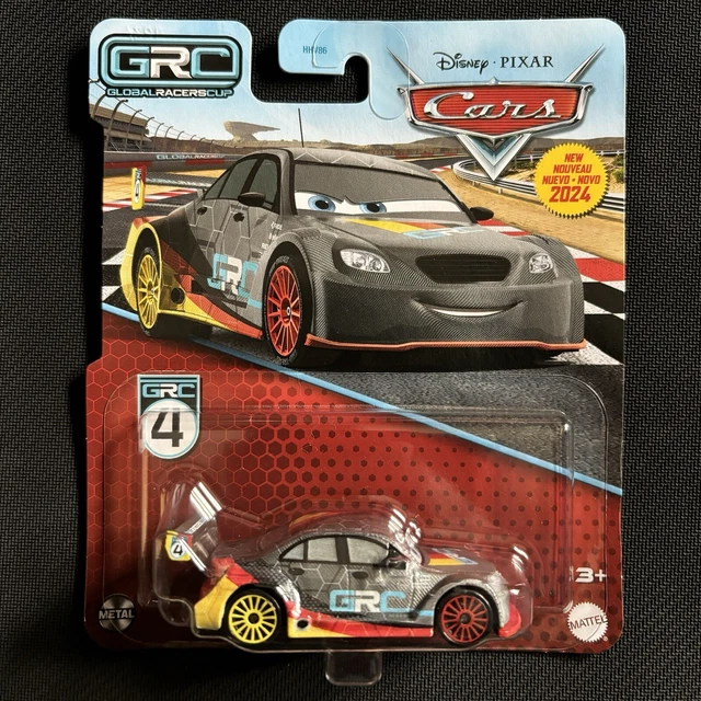 DISNEY PIXAR CARS Global Racers Cup GRC 4 Max Schnell 1:55 Mattel VHTF ...