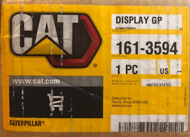 New Caterpillar 161-3594 Payload Display Group 797