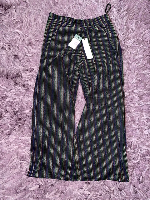 PRIMARK SIZE Rainbow Striped Glitter Culottes Stacey Solomon New