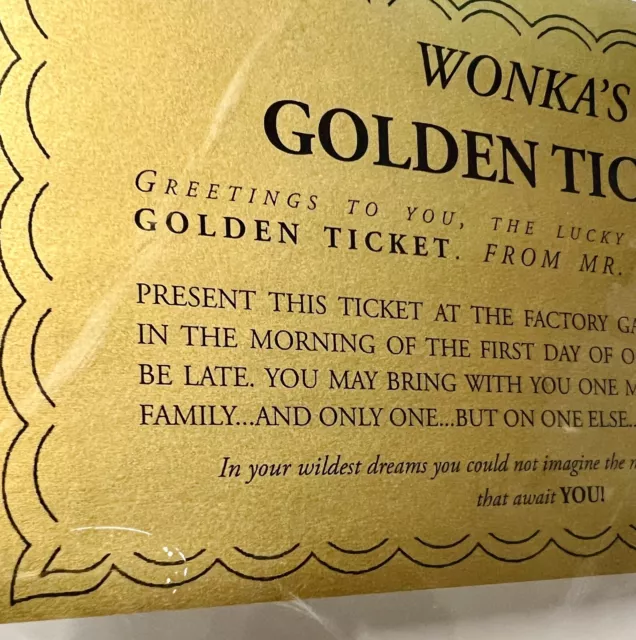 Gene Wilder Signed Willy Wonka Golden Ticket PSA DNA Graded GEM MT 10 2