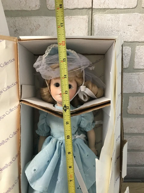 Vintage 1981 Marjorie Spangler Porcelain Doll "Nannette" 16" tall 4