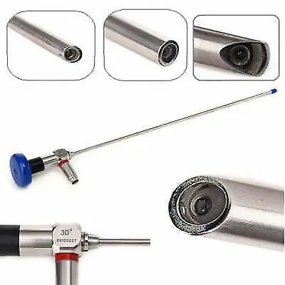 Portable 70° ENT Endoscope Rigid Nasal 4x175mm Surgical Connector
