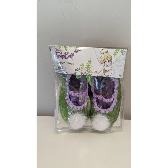 New Disney Tinker Bell Slipper Shoes 7-11 Shoe size