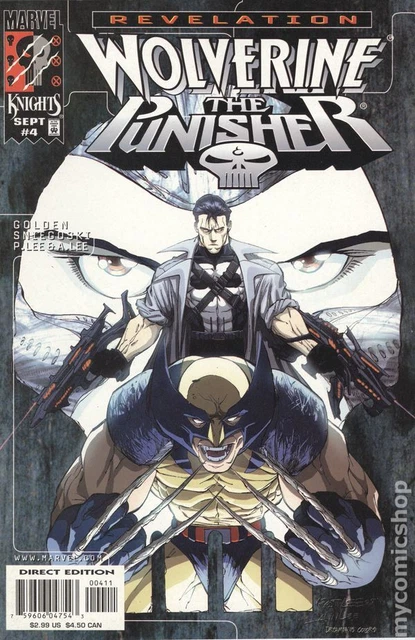 Wolverine Punisher Revelation #4 FN 1999 Stock Image