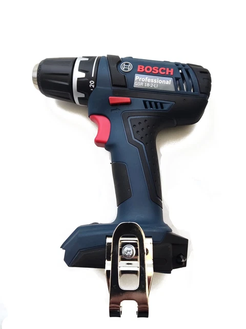 Bosch Akkuschrauber Gsr 18v 2 Li Professional BOSCH PROFESSIONAL GSR 18V-2-LI Akkuschrauber Gürtelclip Solo Blaue