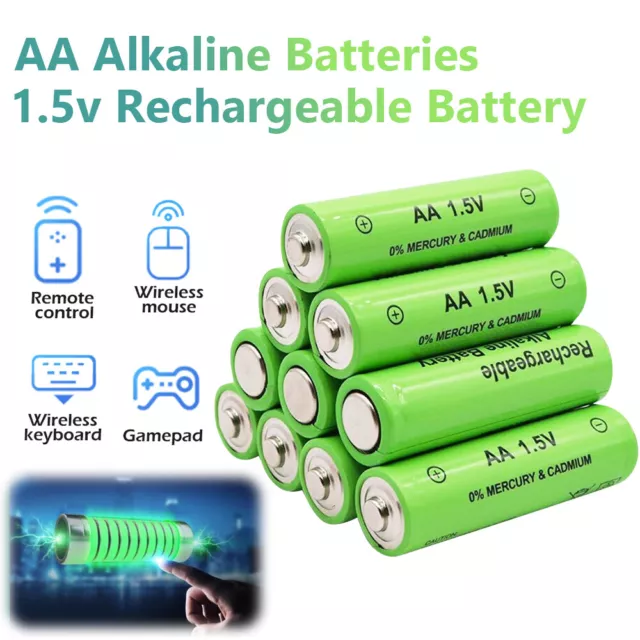 3000mAh AA AAA Rechargeable Battery 1.5V Recharge Batteries for Toys Torch Clock